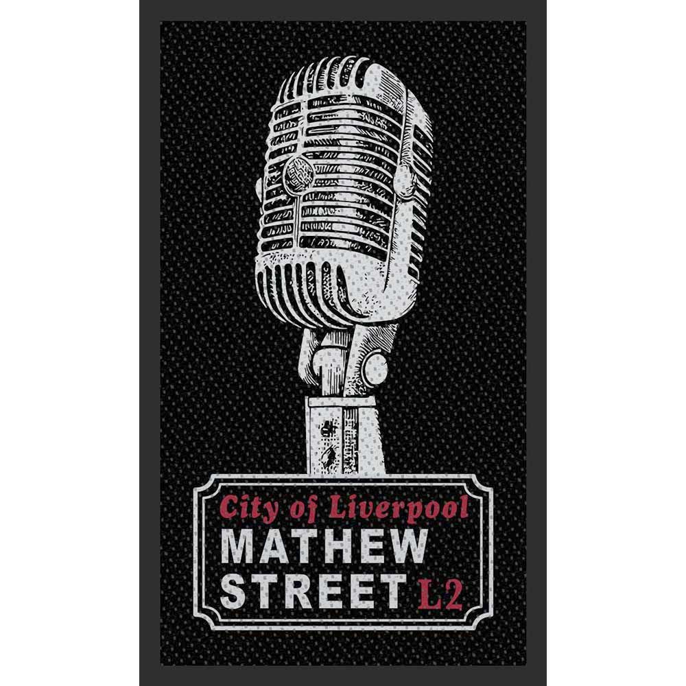 - Mathew St Mic City Of Liverpool Patch - Zwart